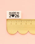 "Made in 2026" Organic Cotton Labels