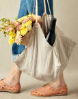 Medium Linen Four Corner Bag | Cocoknits