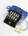 TWIST Shorties Blue Needle Set | 3.5-5mm | Chiaogoo