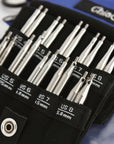 TWIST Shorties Blue Needle Set | 3.5-5mm | Chiaogoo