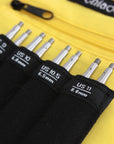 TWIST Shorties Yellow Needle Set | 5.5-8mm | Chiaogoo