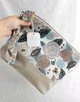 Large Zippered Project Bag | Yellow Petal Handmade