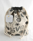 Small Drawstring Project Bag | Yellow Petal Handmade