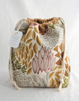 Small Drawstring Project Bag | Yellow Petal Handmade