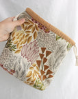 Small Drawstring Project Bag | Yellow Petal Handmade
