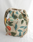 Large Bucket Project Bag | Yellow Petal Handmade