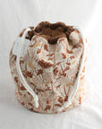 Large Bucket Project Bag | Yellow Petal Handmade