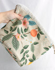Large Bucket Project Bag | Yellow Petal Handmade