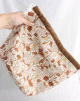 Large Bucket Project Bag | Yellow Petal Handmade