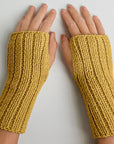 Wanderlust Wrist Warmers | Beginner Knitting Kit | Project Weekend