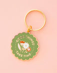 "Good Things Take Time" Enamel Keychain | Sarah Hearts