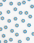 Blue Daisy Buttons