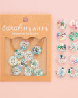 Confetti Quilt Star Buttons