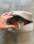 Wool Felt Travel Pouch | Retrosaria