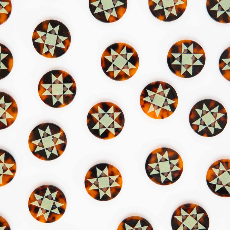 Quilt Star Buttons