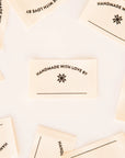 "Handmade with Love By" Woven Labels | Sarah Hearts
