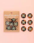 Quilt Star Buttons