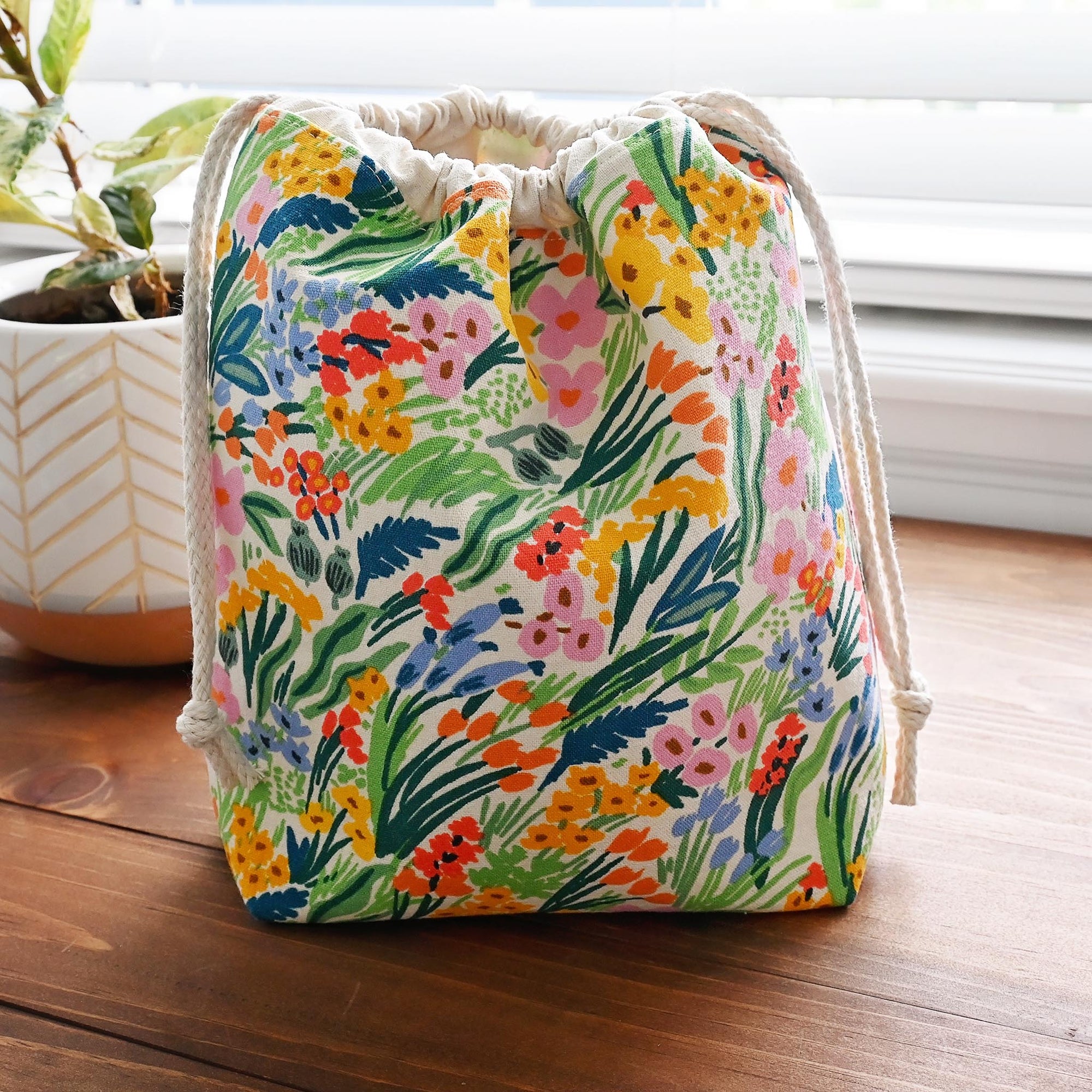 Small Drawstring Project Bag
