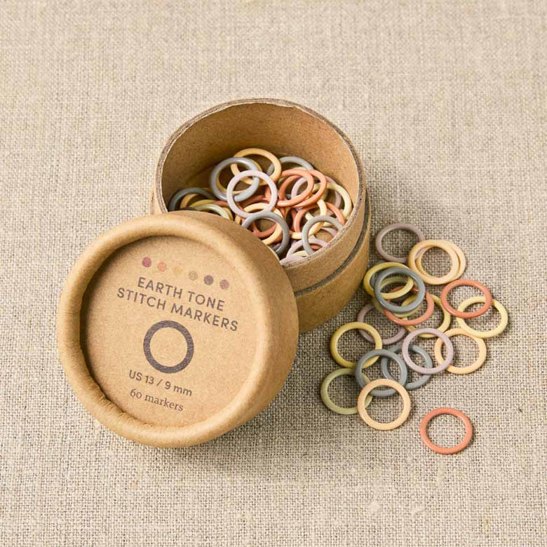 Earth Tone Ring Stitch Markers | Cocoknits