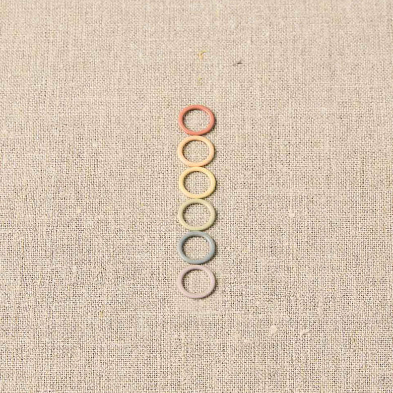 Earth Tone Ring Stitch Markers | Cocoknits