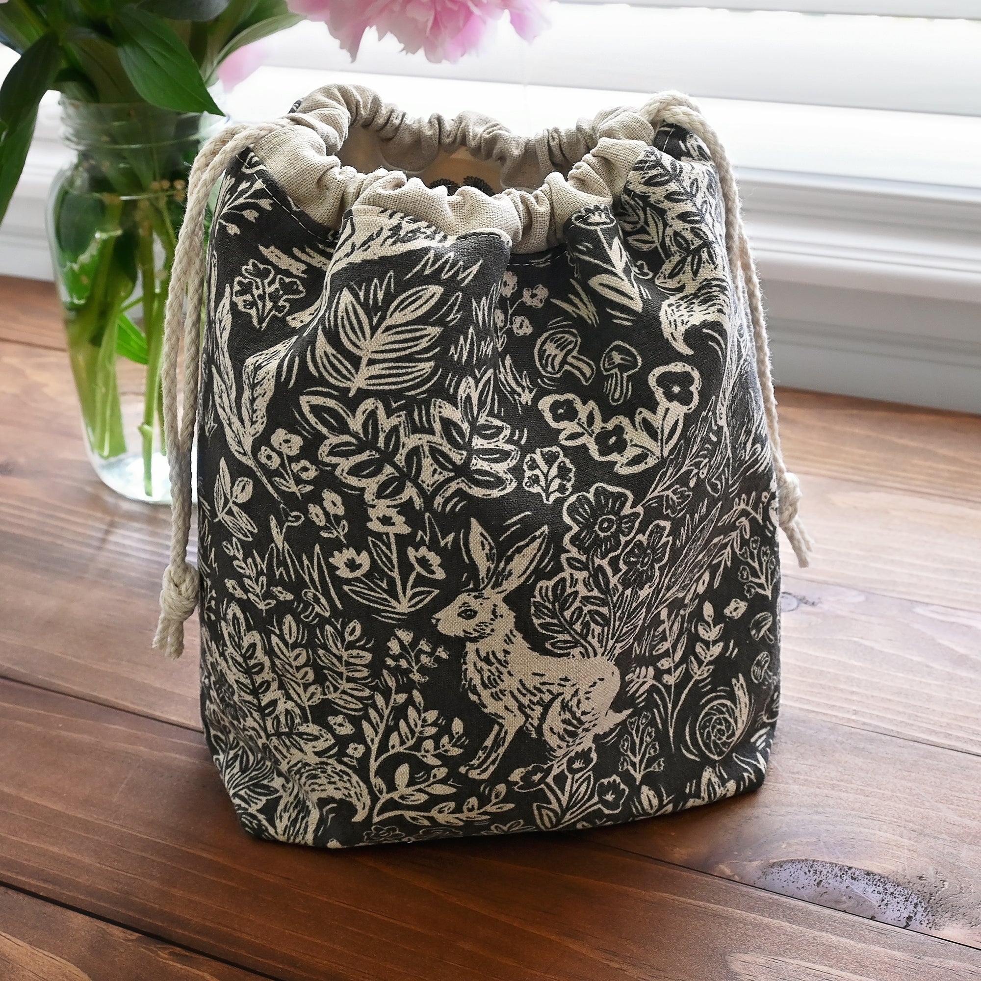 Small Drawstring Project Bag