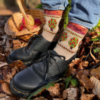 Joyful Colorwork Socks | Charlotte Stone