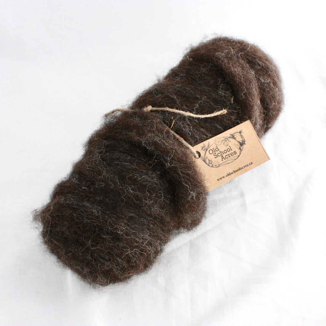 Wool Roving | 100g | Old School Acres