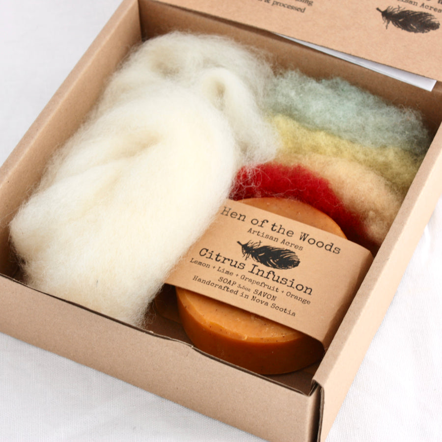 DIY Felted Soap Kit | Old School Acres & Hen of the Woods