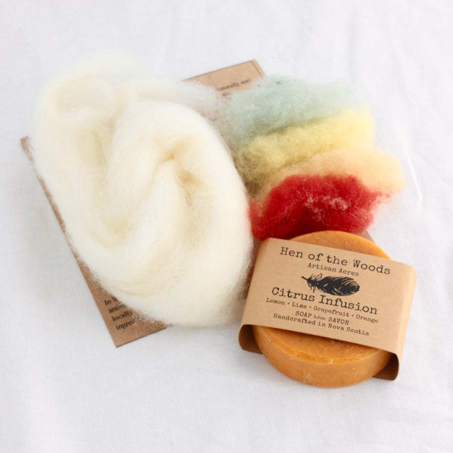 DIY Felted Soap Kit | Old School Acres & Hen of the Woods