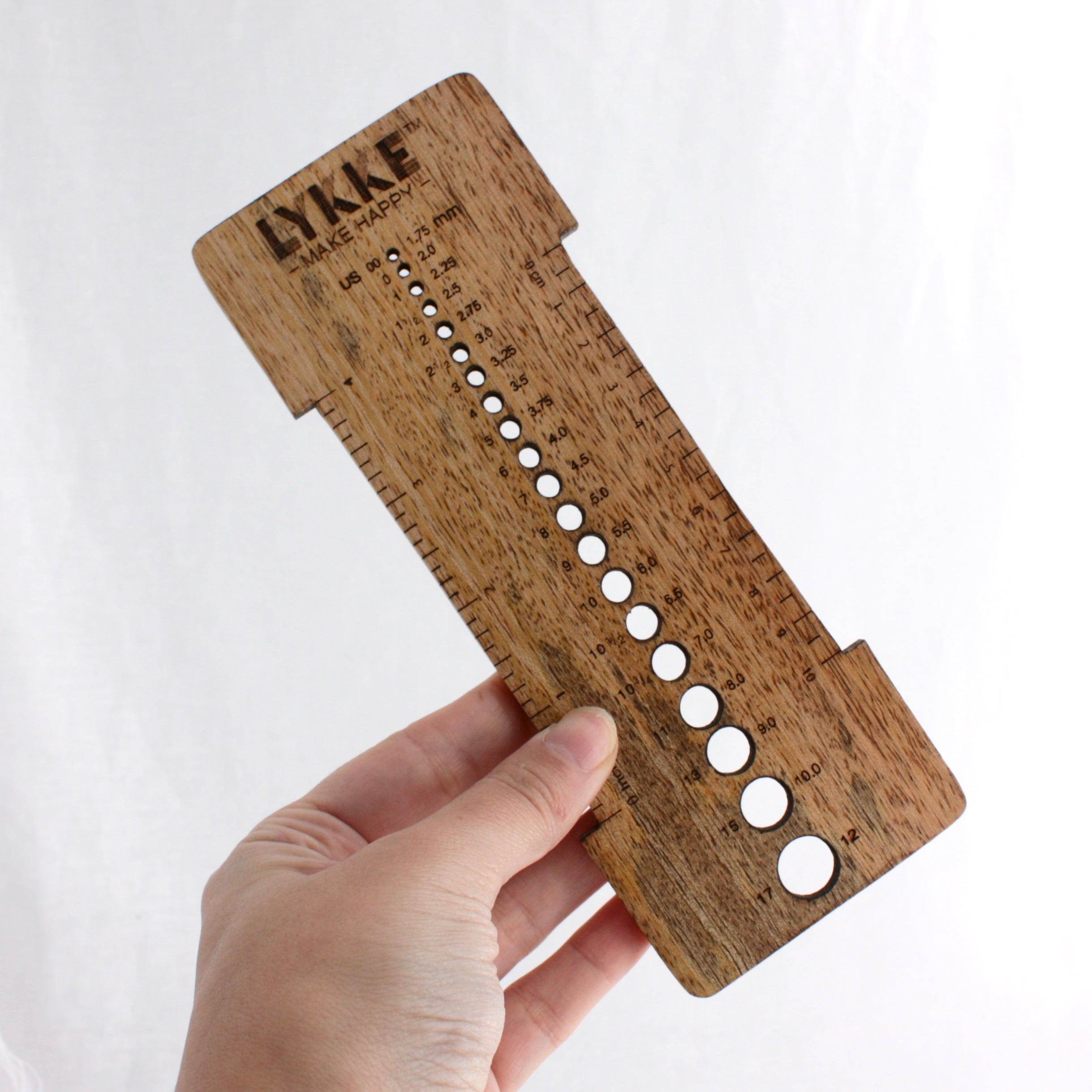 Mangowood Needle Gauge Ruler – Fia Fia