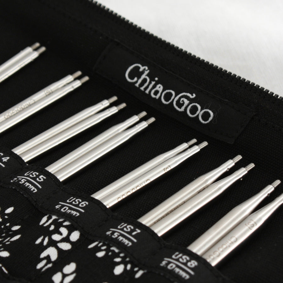 TWIST 5" Complete Interchangeable Needle Set | 2.75-10mm | Chiaogoo