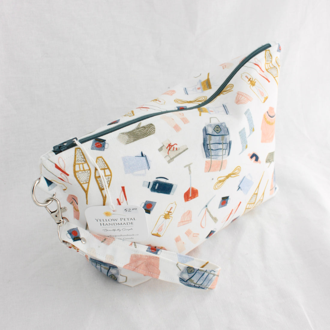 Small Zippered Project Bag | Yellow Petal Handmade