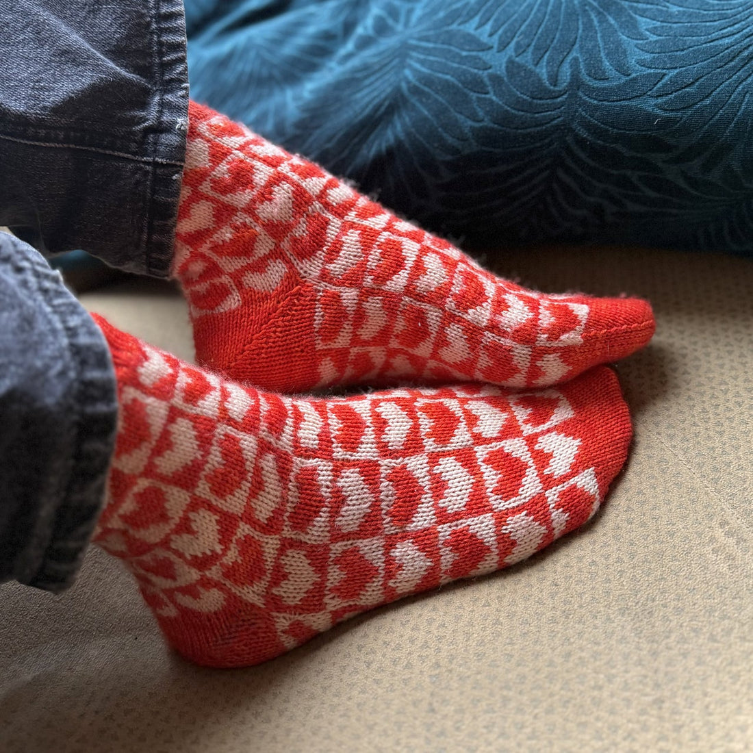 Joyful Colorwork Socks | Charlotte Stone