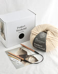 Classic Pom Pom Beanie | Learn To Knit Kit | Project Weekend