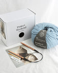 Classic Pom Pom Beanie | Learn To Knit Kit | Project Weekend