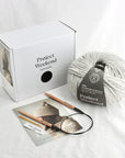 Classic Pom Pom Beanie | Learn To Knit Kit | Project Weekend