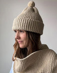 Classic Pom Pom Beanie | Learn To Knit Kit | Project Weekend