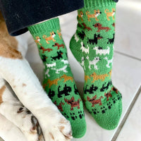 Joyful Colorwork Socks | Charlotte Stone
