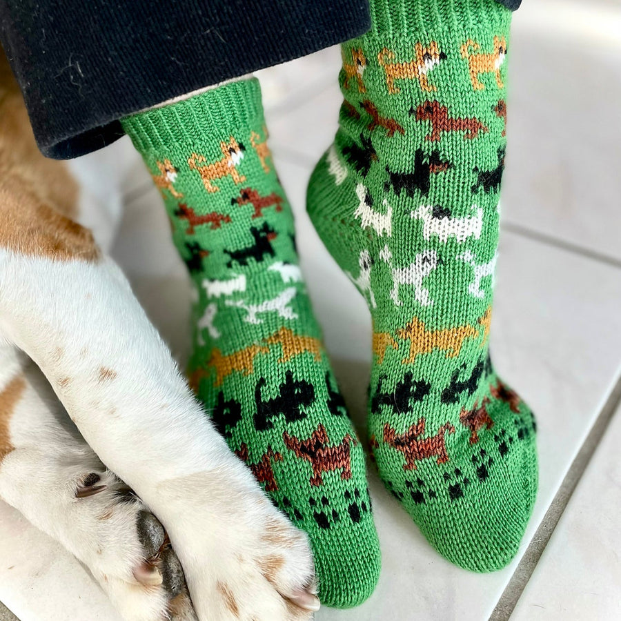 Joyful Colorwork Socks | Charlotte Stone