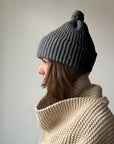 Classic Pom Pom Beanie | Learn To Knit Kit | Project Weekend