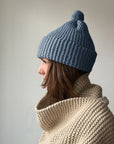 Classic Pom Pom Beanie | Learn To Knit Kit | Project Weekend