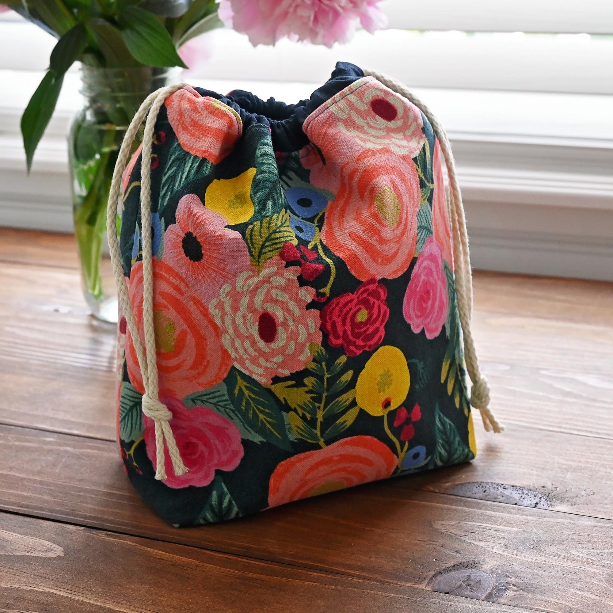 Small Drawstring Project Bag