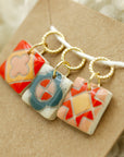 Mixed Quilt Block Stitch Marker Set | Soft Spoken Co.