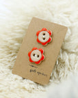 Handpainted Flower Buttons | Soft Spoken Co.