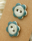 Handpainted Flower Buttons | Soft Spoken Co.