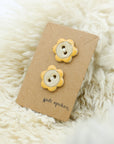Handpainted Flower Buttons | Soft Spoken Co.