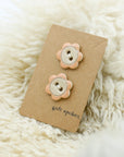 Handpainted Flower Buttons | Soft Spoken Co.