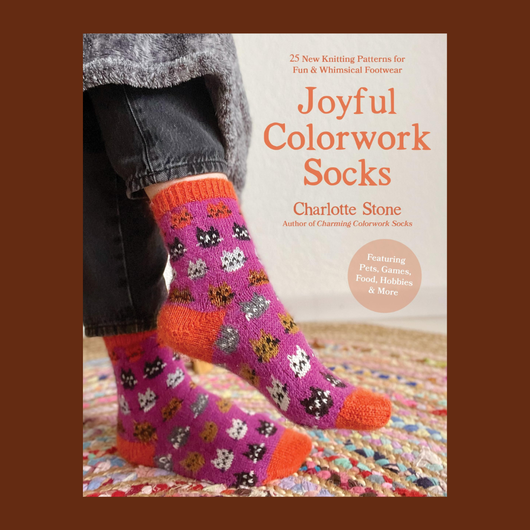 Joyful Colorwork Socks | Charlotte Stone