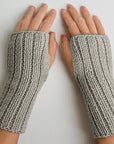 Wanderlust Wrist Warmers | Beginner Knitting Kit | Project Weekend