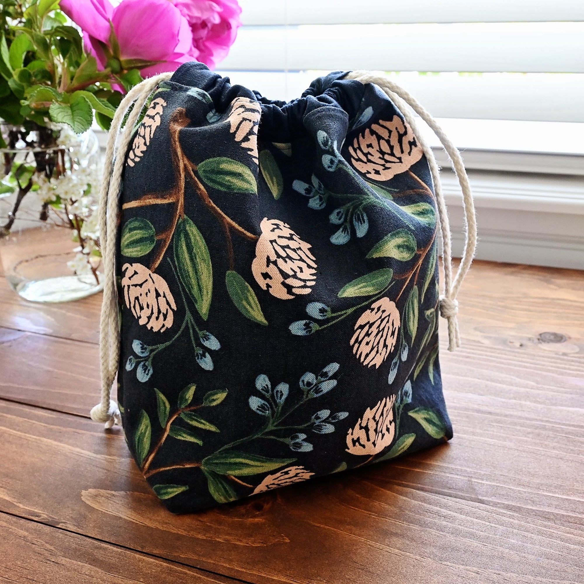 Small Drawstring Project Bag